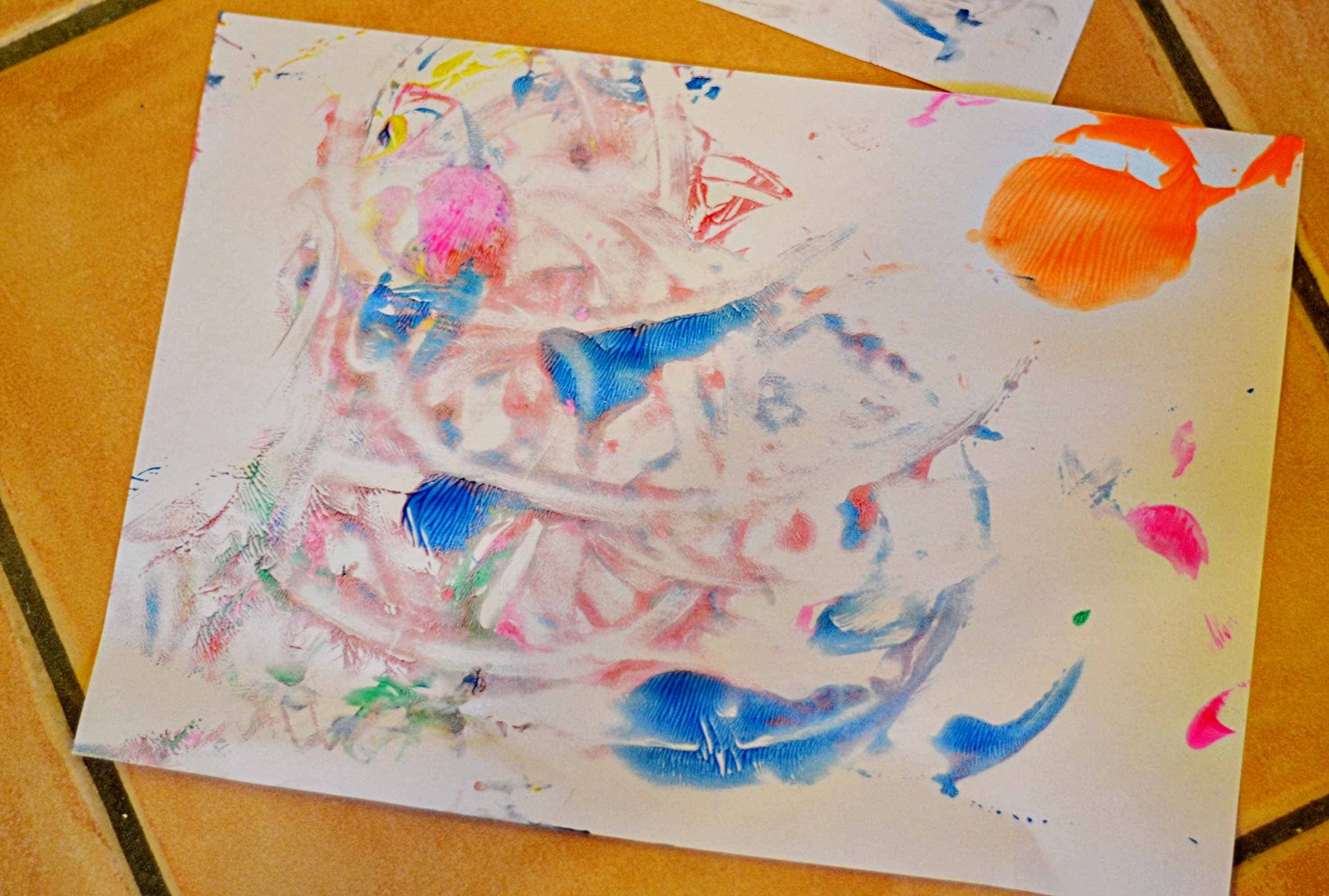 {Toddler Fun} Bathtub Finger Painting Simplify Create Inspire