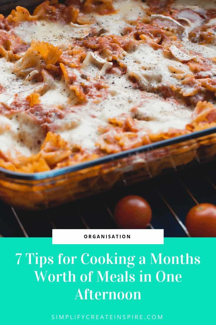7 Tips for Cooking a Month Worth of Meals in One Afternoon