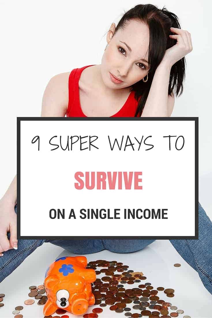 9 Super tips to survive on a single income