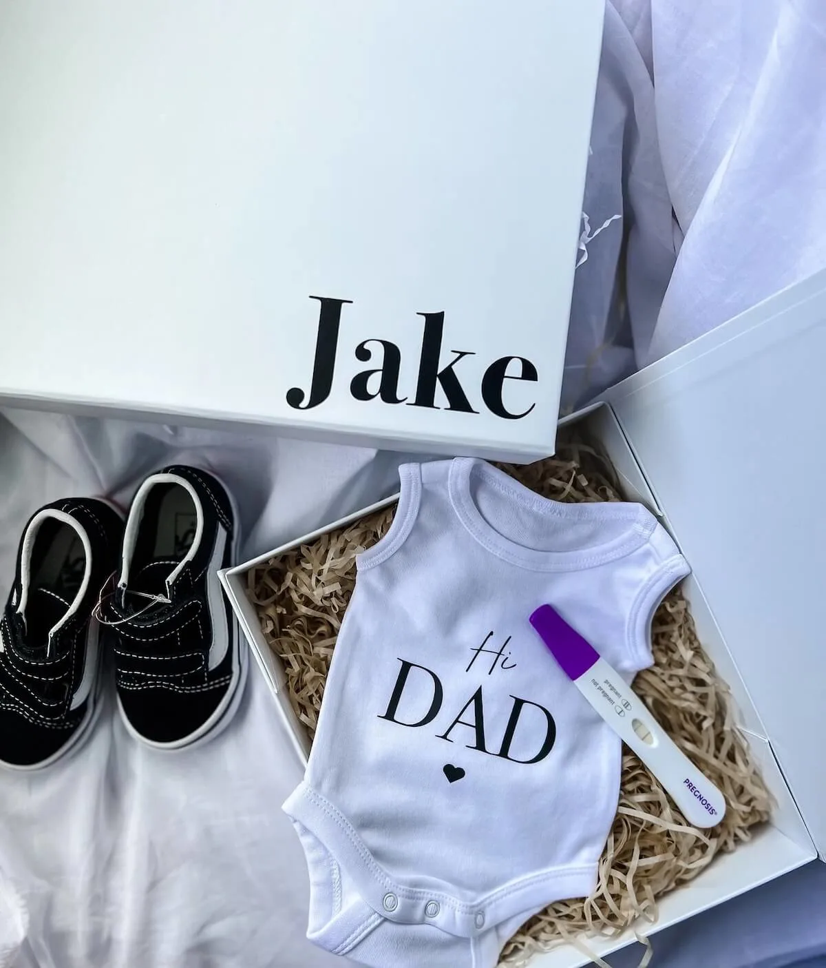 Custom pregnancy announcement gift for dad