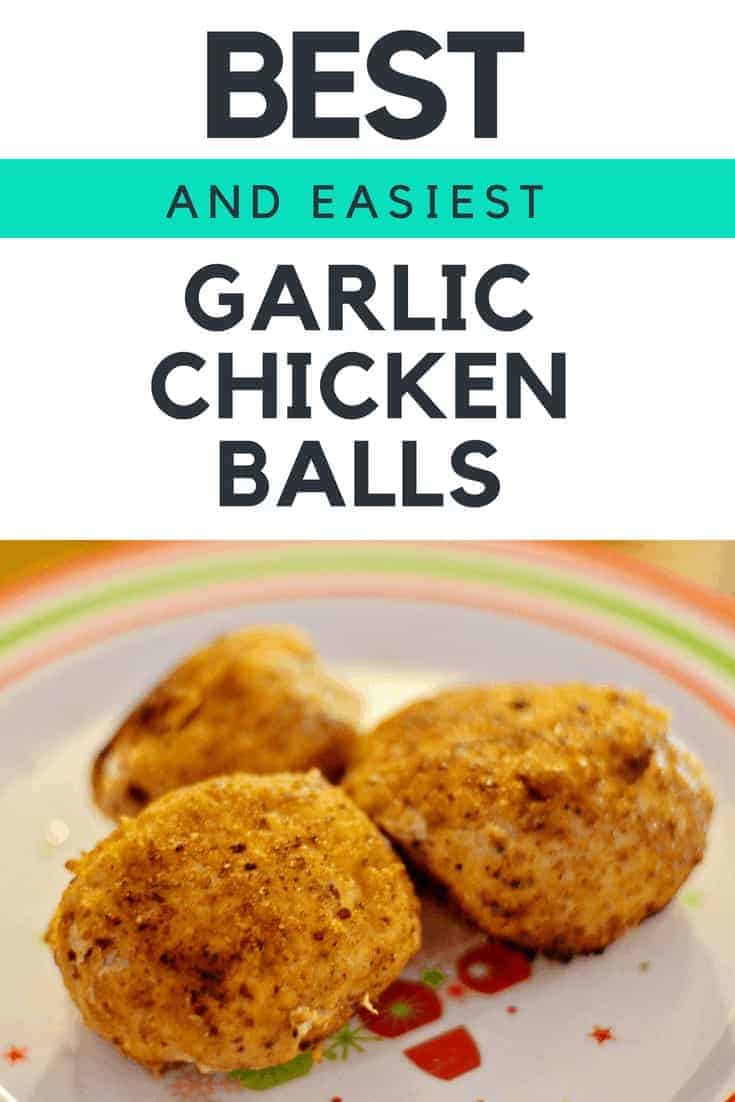Garlic chicken balls recipe