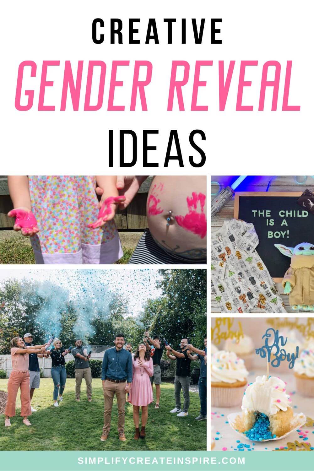 Creative gender reveal ideas