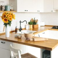 tidy kitchen countertops
