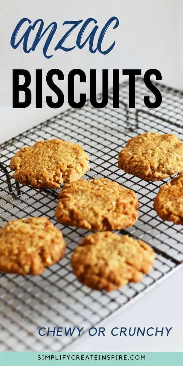 Simple anzac biscuits