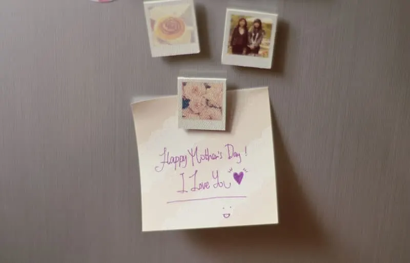 Diy photo magnets mothers day gift