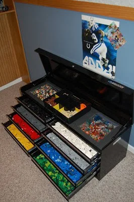 Lego storage tool box