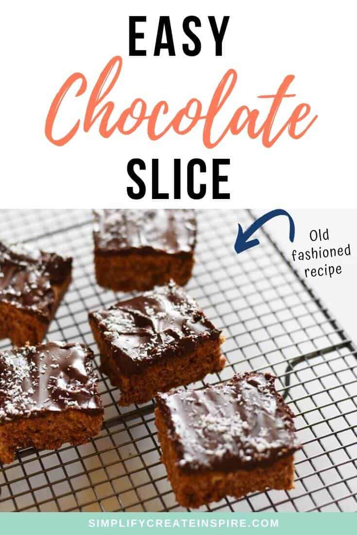 Old fashioned chocolate slice recipe