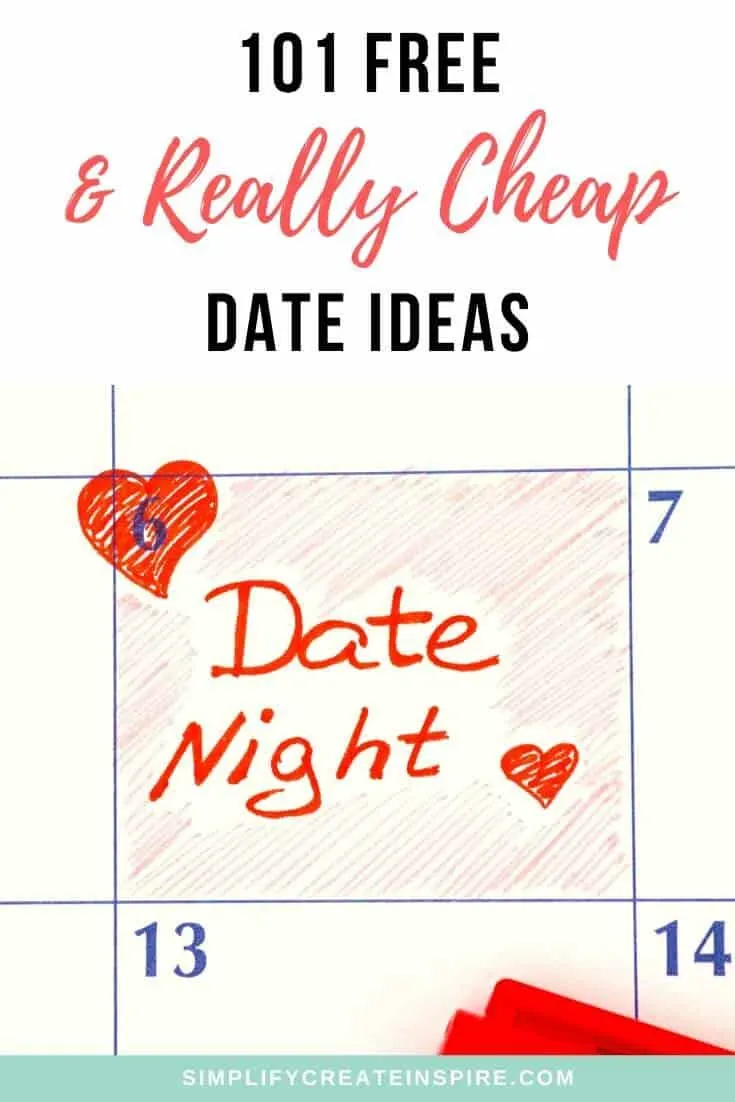 101 cheap or free date ideas