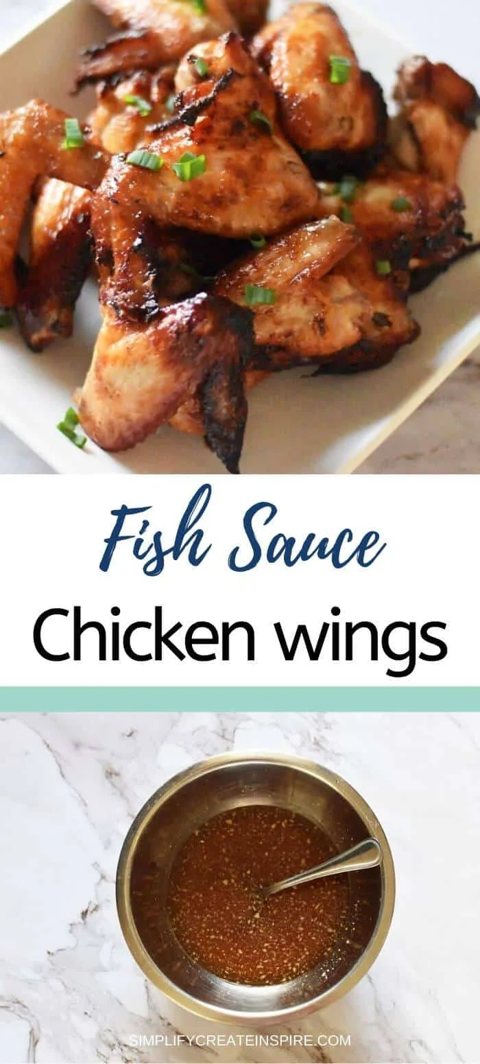 Fish sauce chicken wings in air fryer