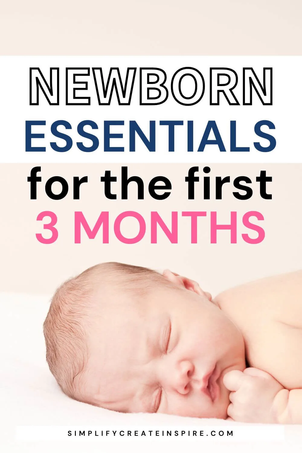 newborn essentials for the first 3 months