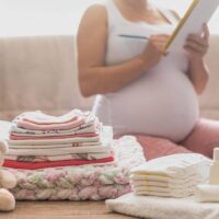 pregnant woman with baby checklist