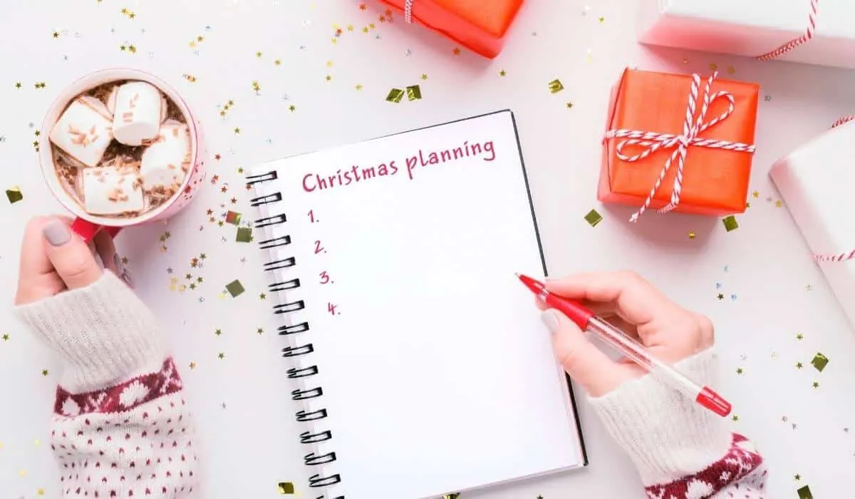 Christmas planning list