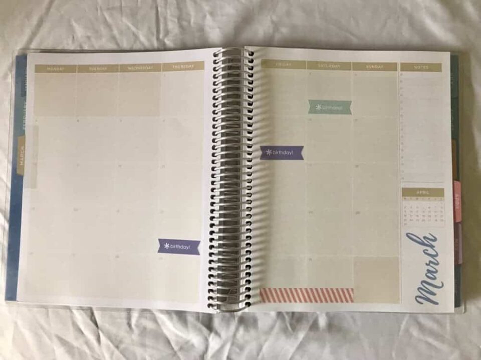 How To Set Up A New Planner For The New Year