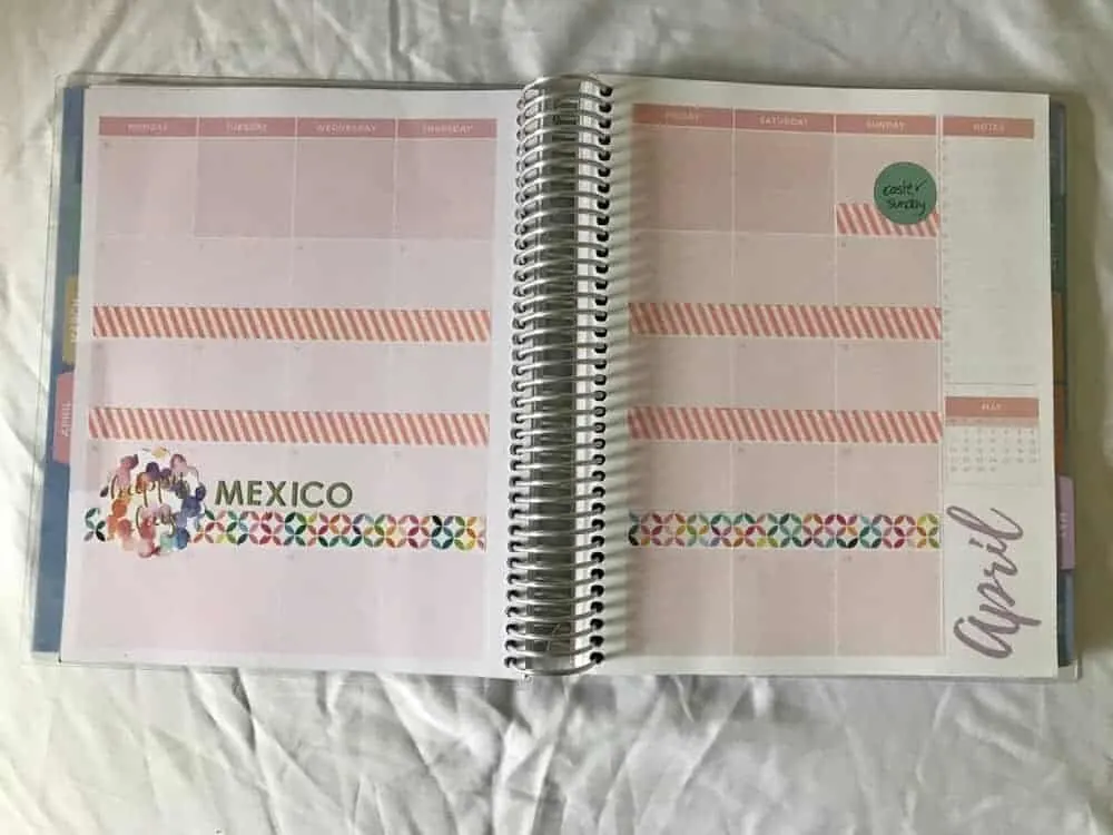 New planner prep