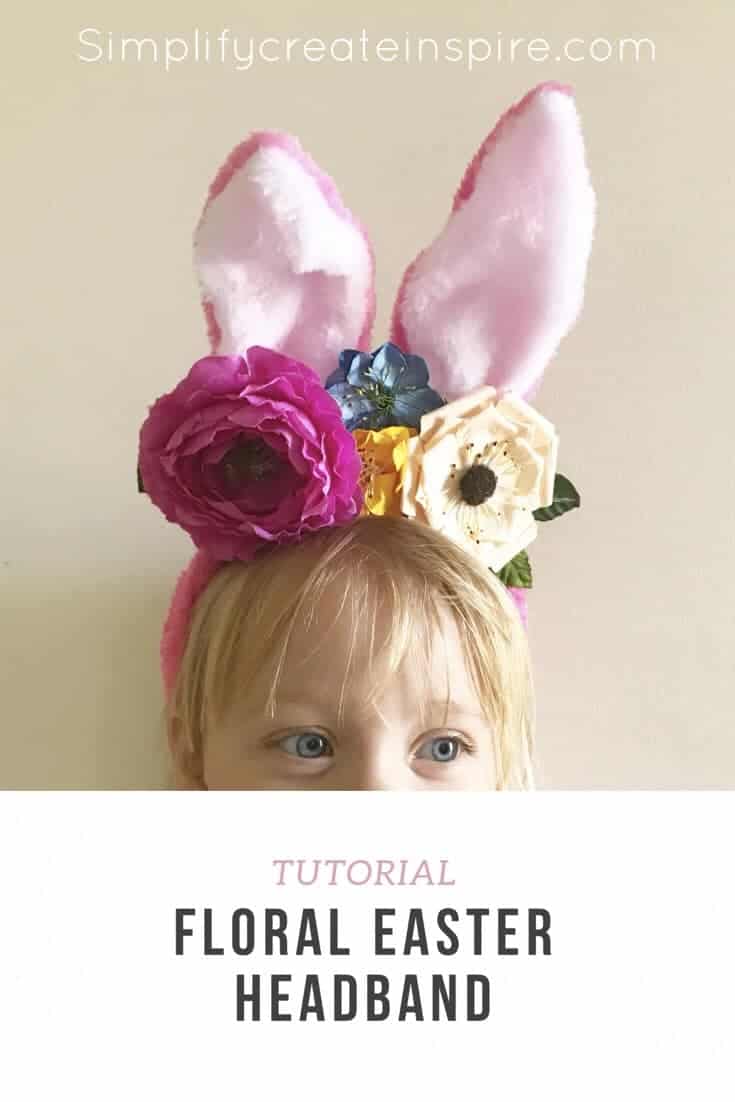 DIY Floral Easter headband