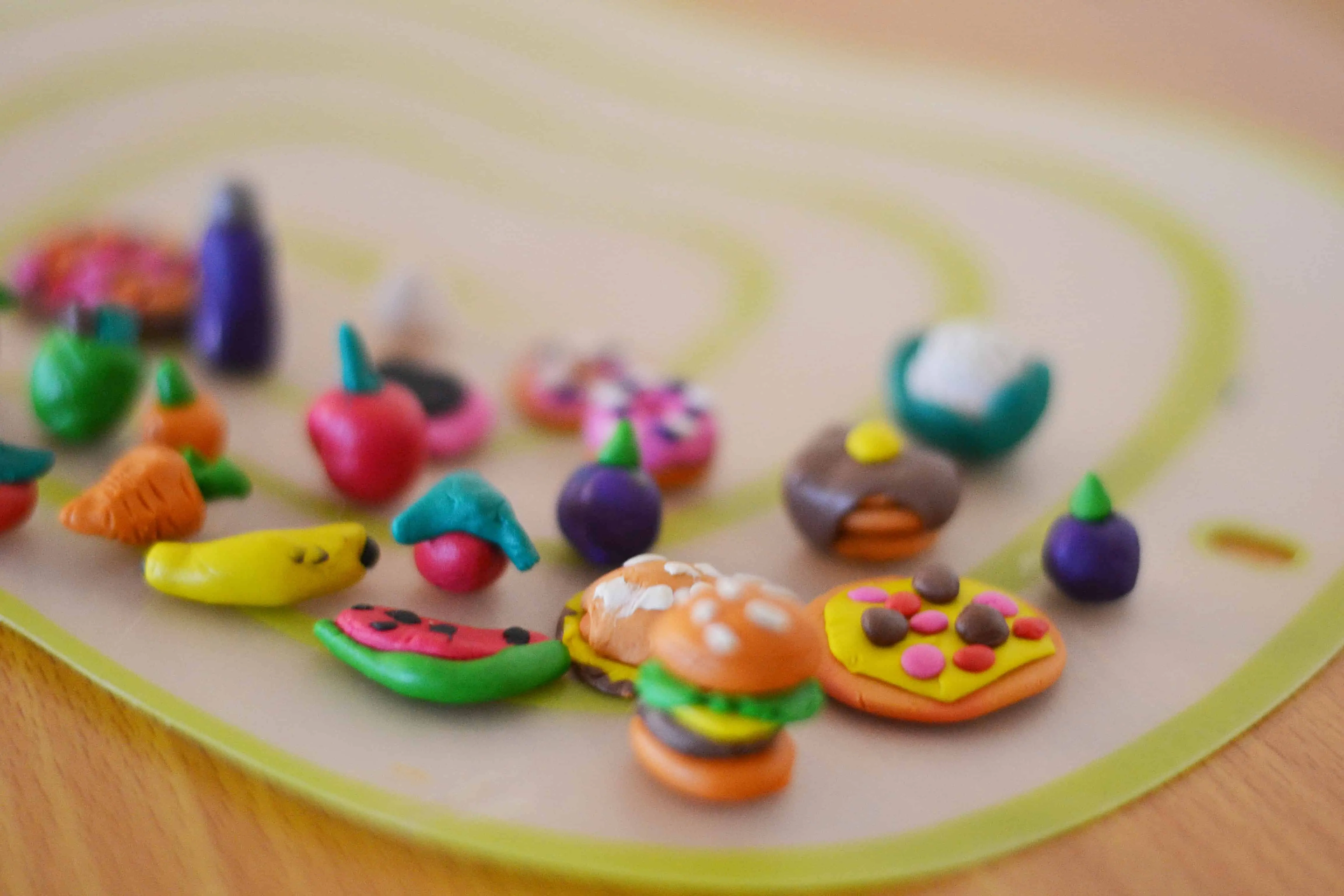 Creating clay miniatures- fun kids craft ideas