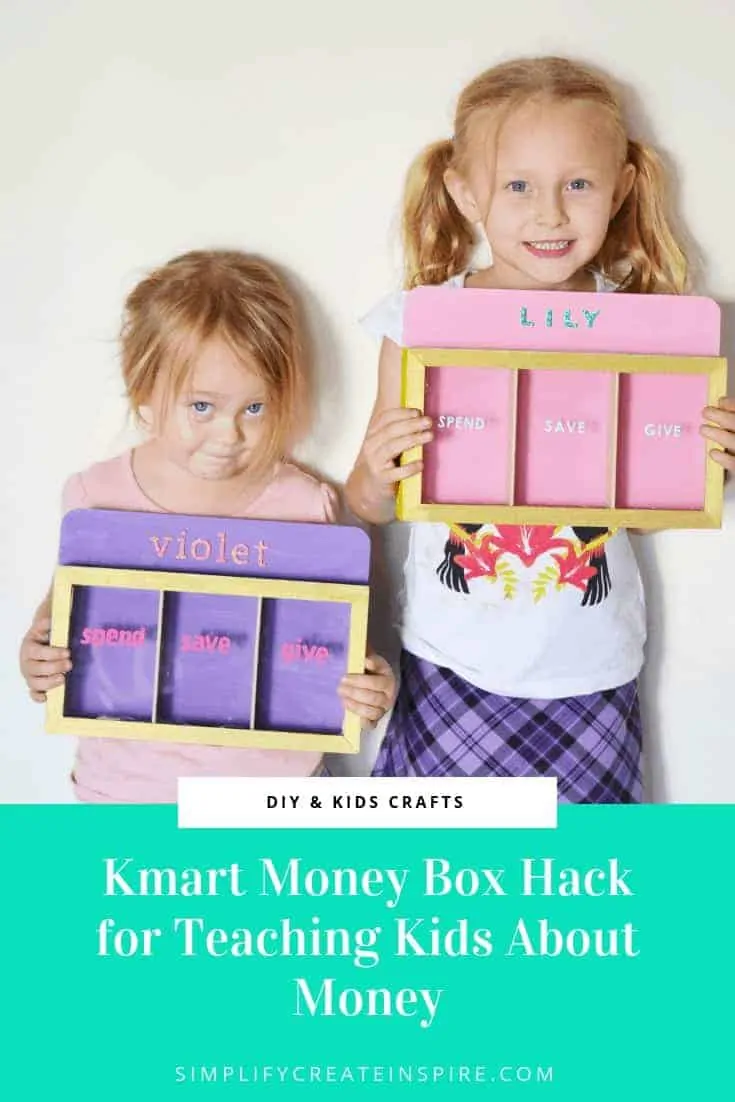 Kmart kids money box hack & tutorial