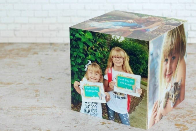 Diy photo cube gift