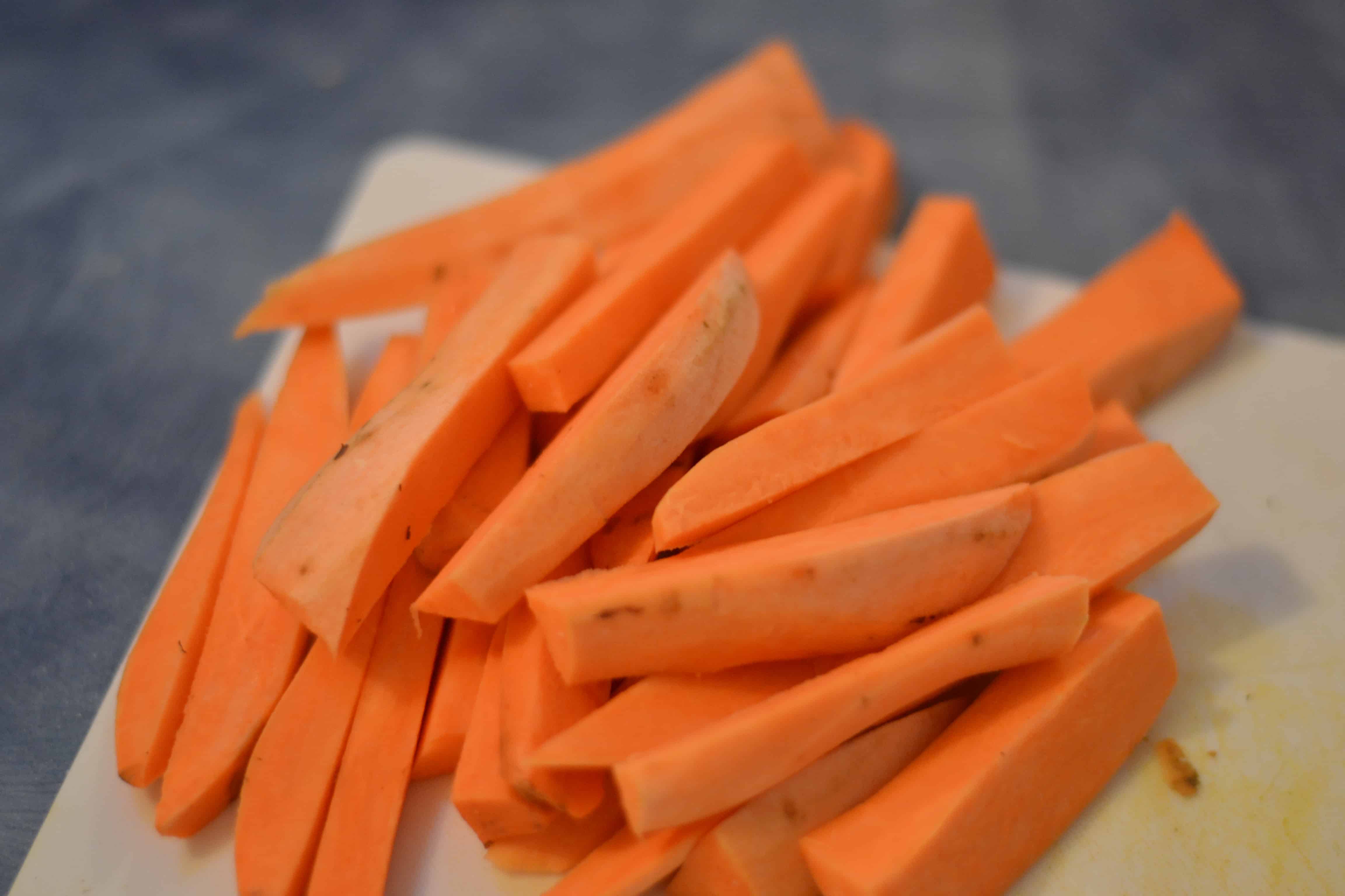Air Fryer Sweet Potato Fries With Greek Yoghurt Dip Simplify Create
