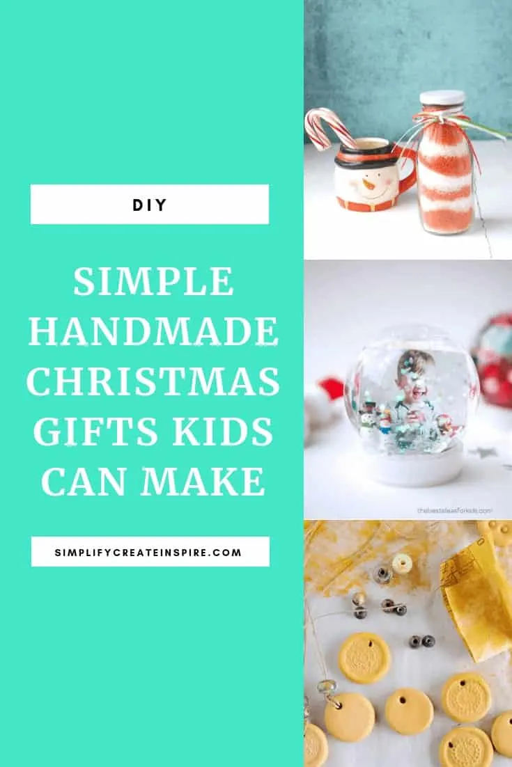 Simple handmade christmas gifts kids can make