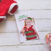 DIY Christmas Postcards With Photos