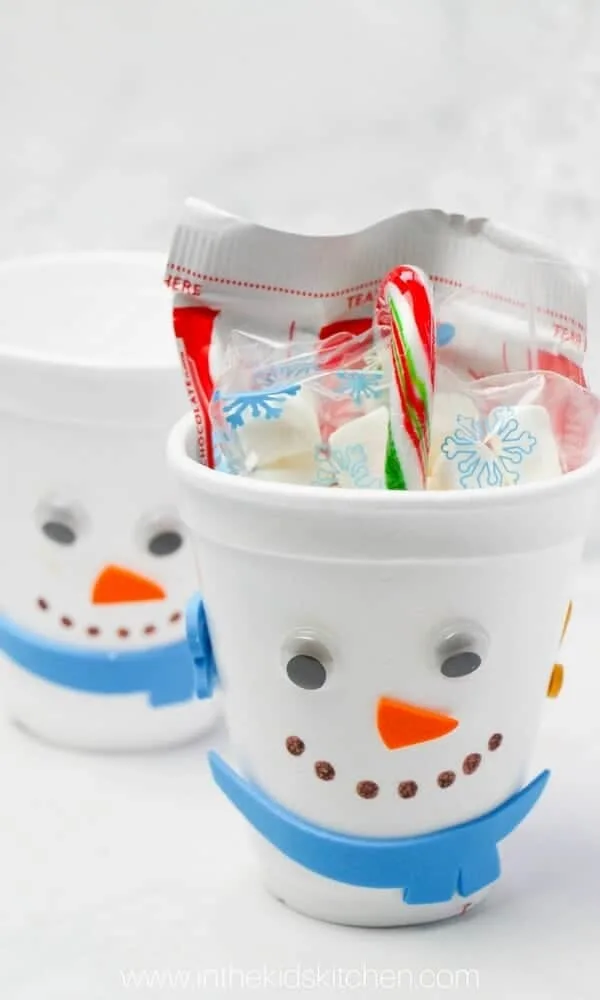 Snowman hot chocolate