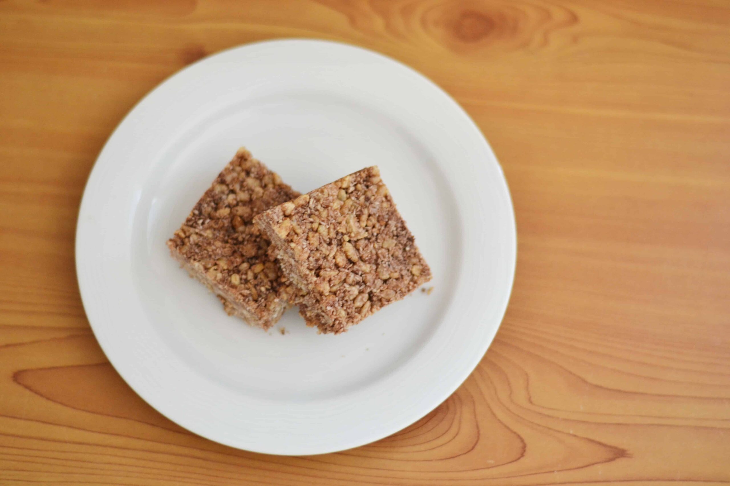 Healthy Chocolate Rice Bubble Slice Simplify Create Inspire