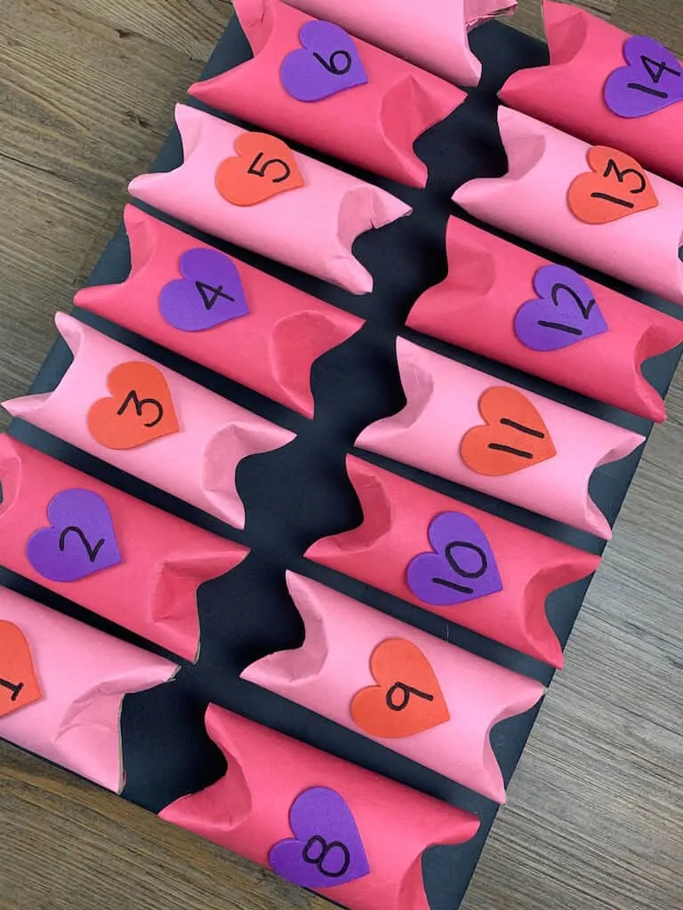 Valentine's day advent calendar