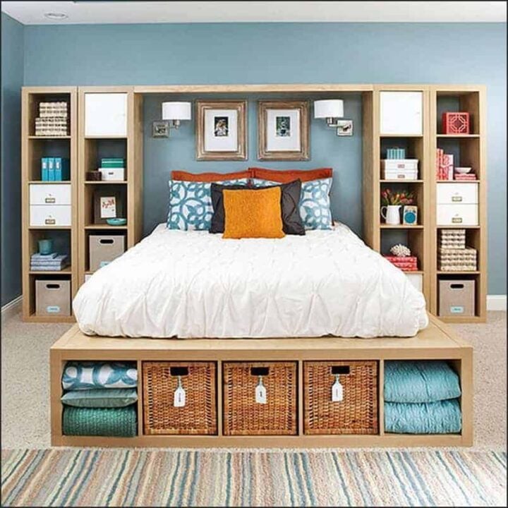 42 Ikea Kallax Ideas & Hacks For Every Room - Amazing Kallax Kallax BeD Unique Next BeDDing 720x720
