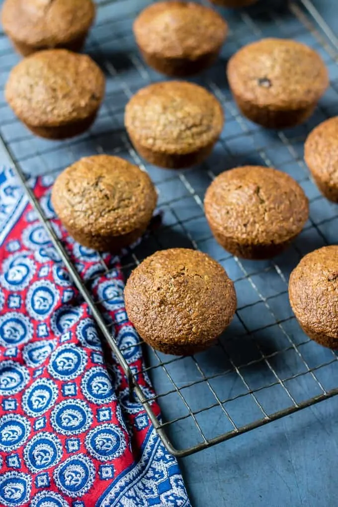 Healthy bran muffins