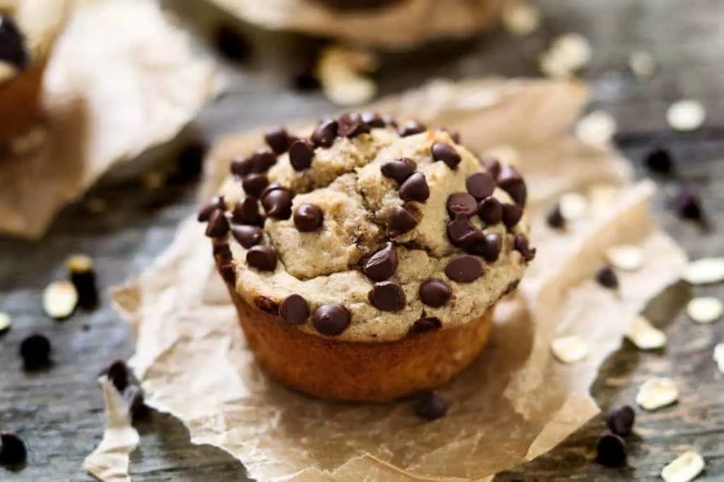 Easy vegan protein muffins