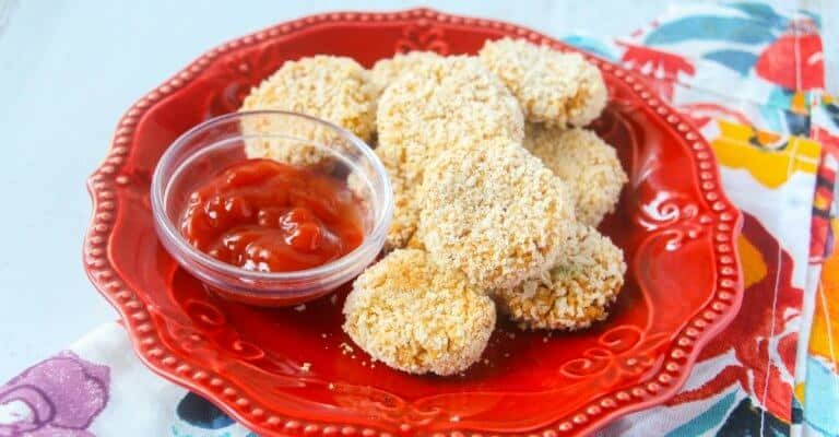 Cauliflower nuggets - healthy afternoon snack options