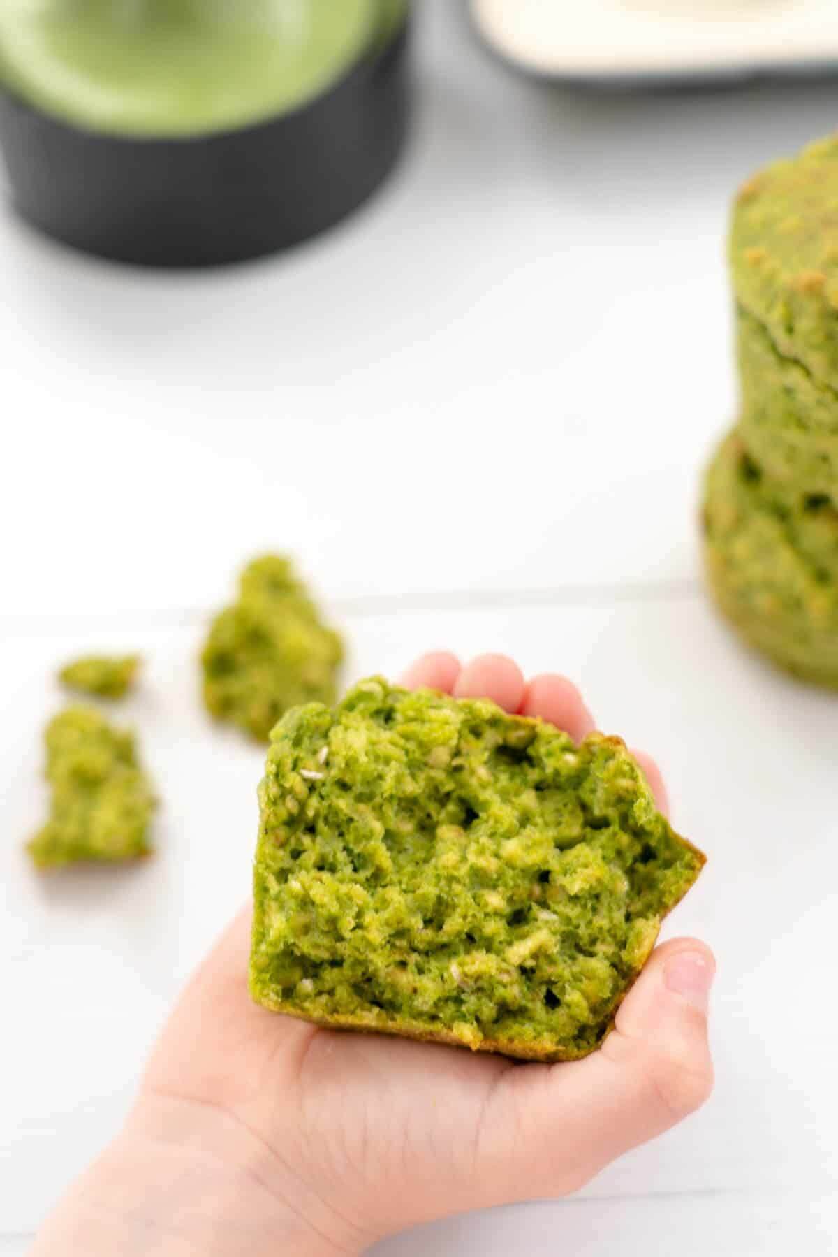 Spinach muffins for toddlers