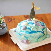 How to make a simple DIY mermaid cake