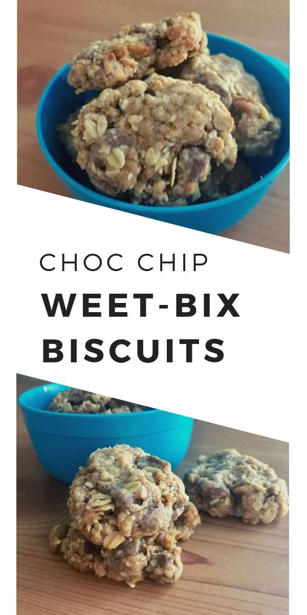 Chocolate chip weetbix biscuit recipe