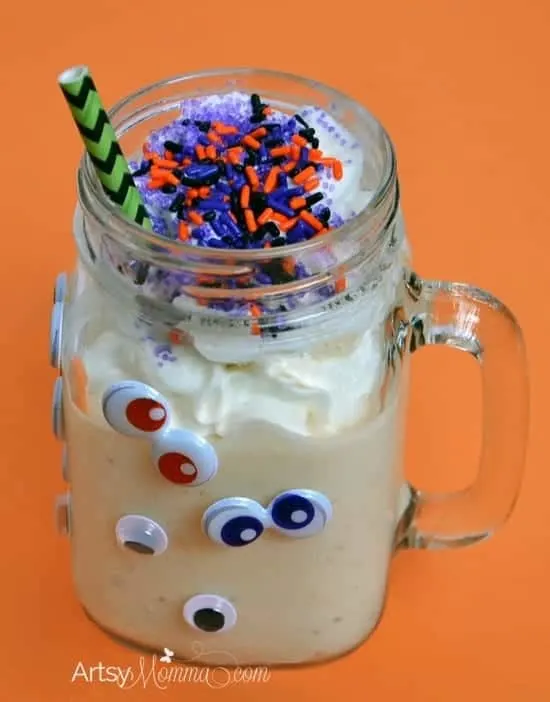 Halloween milkshake for kids
