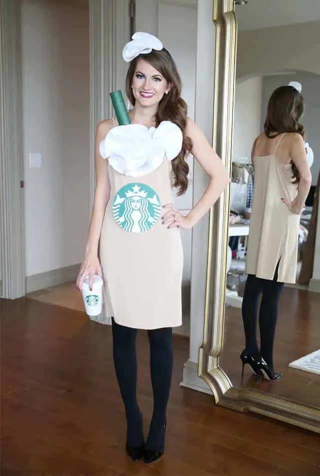Starbucks frappachino costume