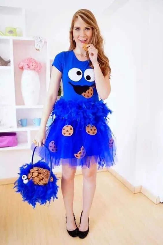 Cookie monster halloween costume idea