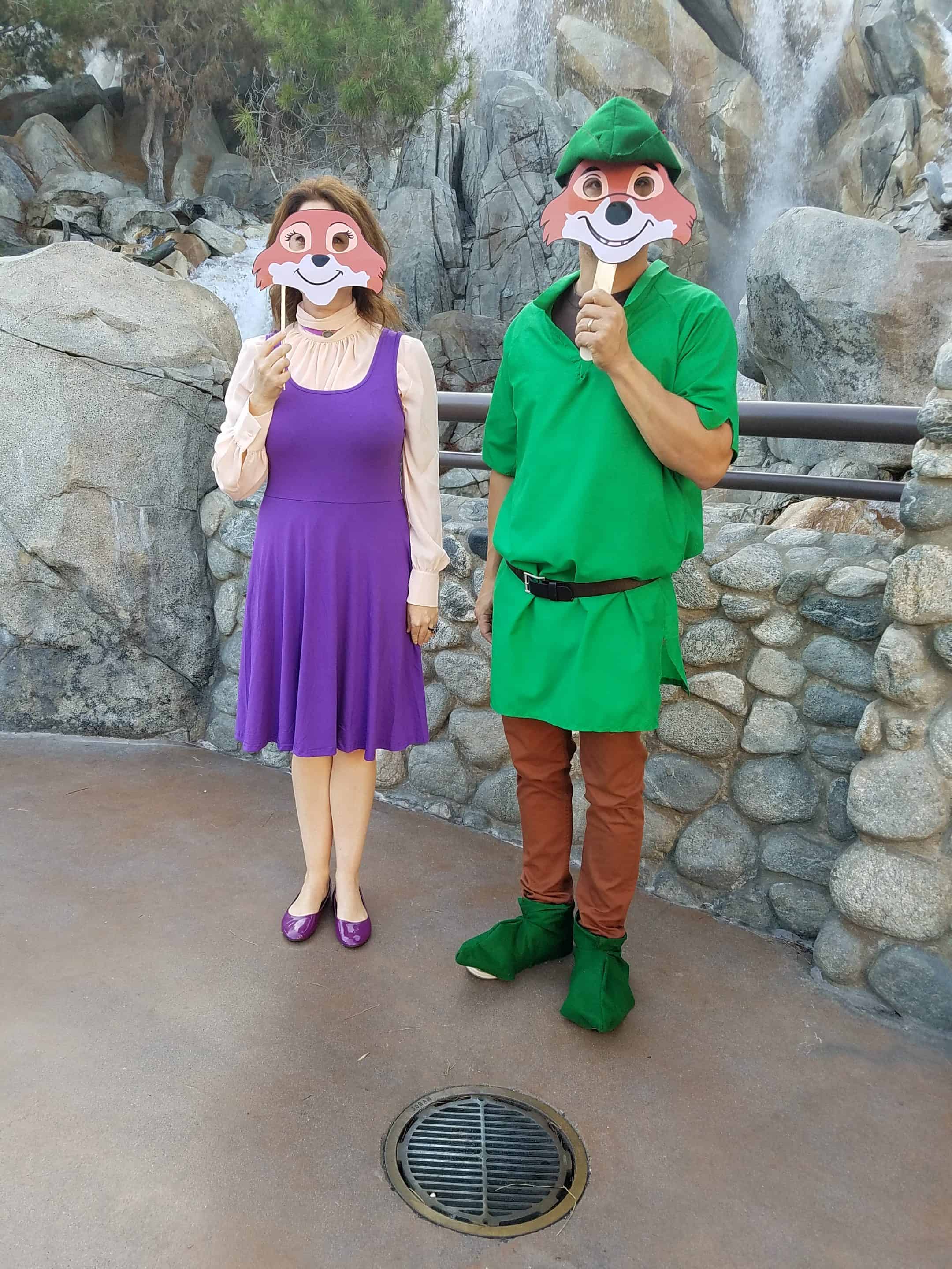 Robin hood animated costumes for couple
