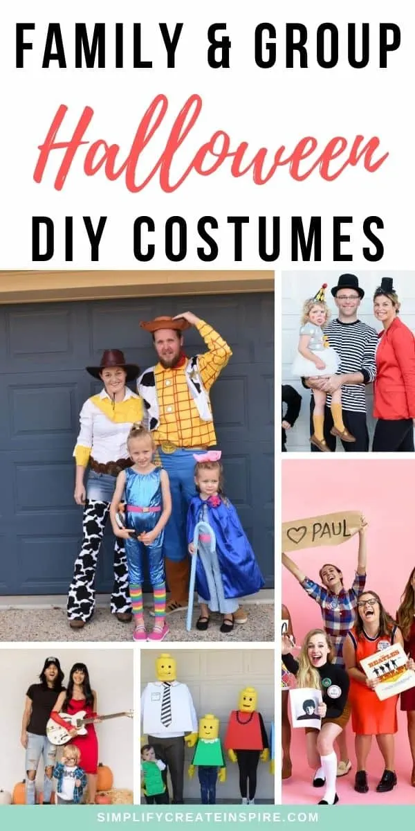 35 Easy DIY Family Halloween Costumes & Group Costume Ideas | Simplify  Create Inspire