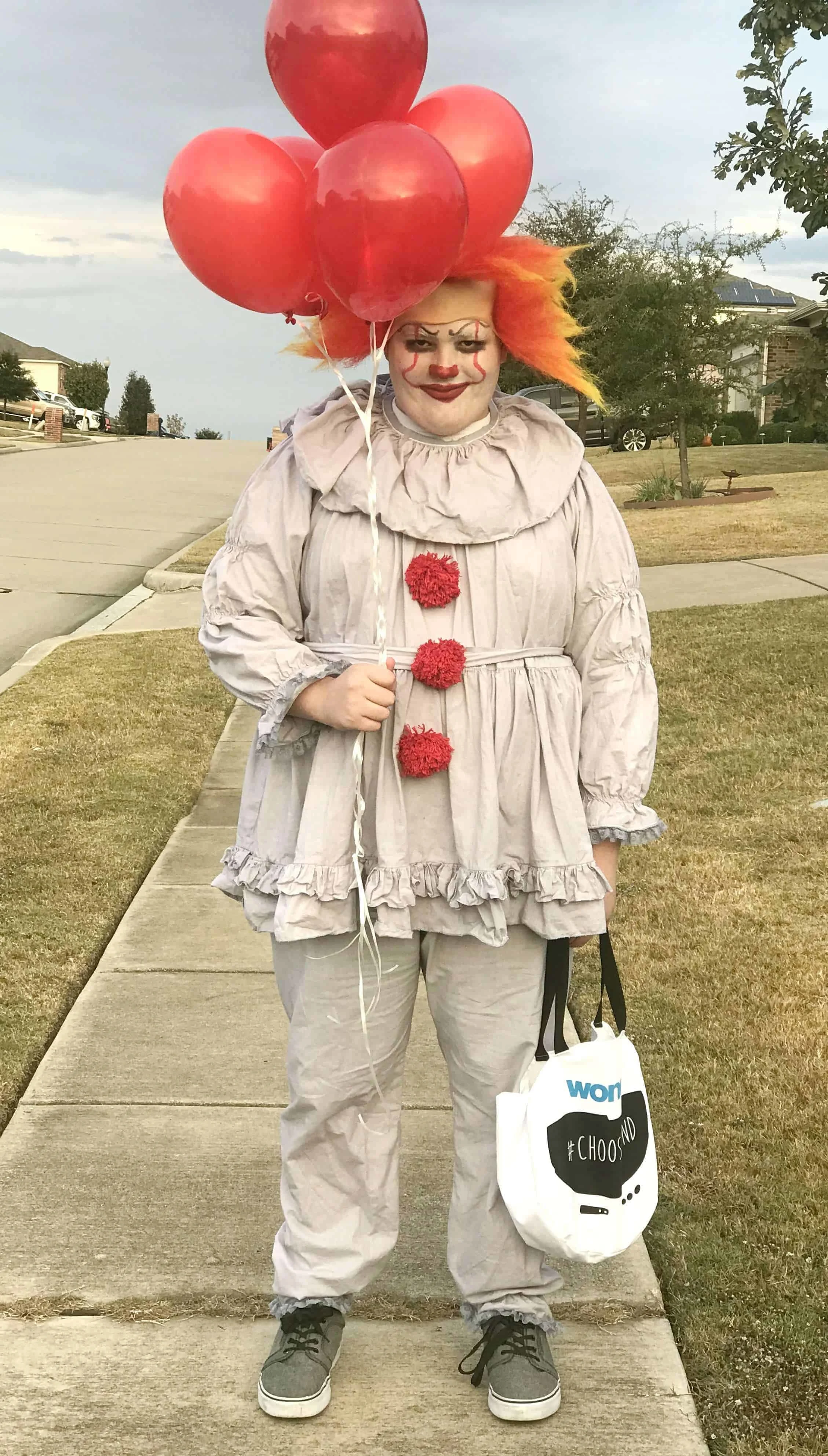 DIY Pennywise clown costume