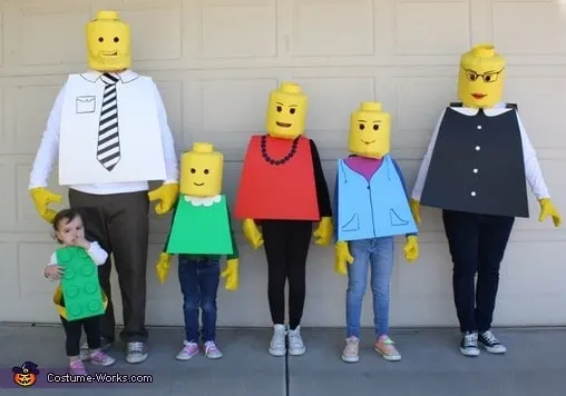 Lego family costume