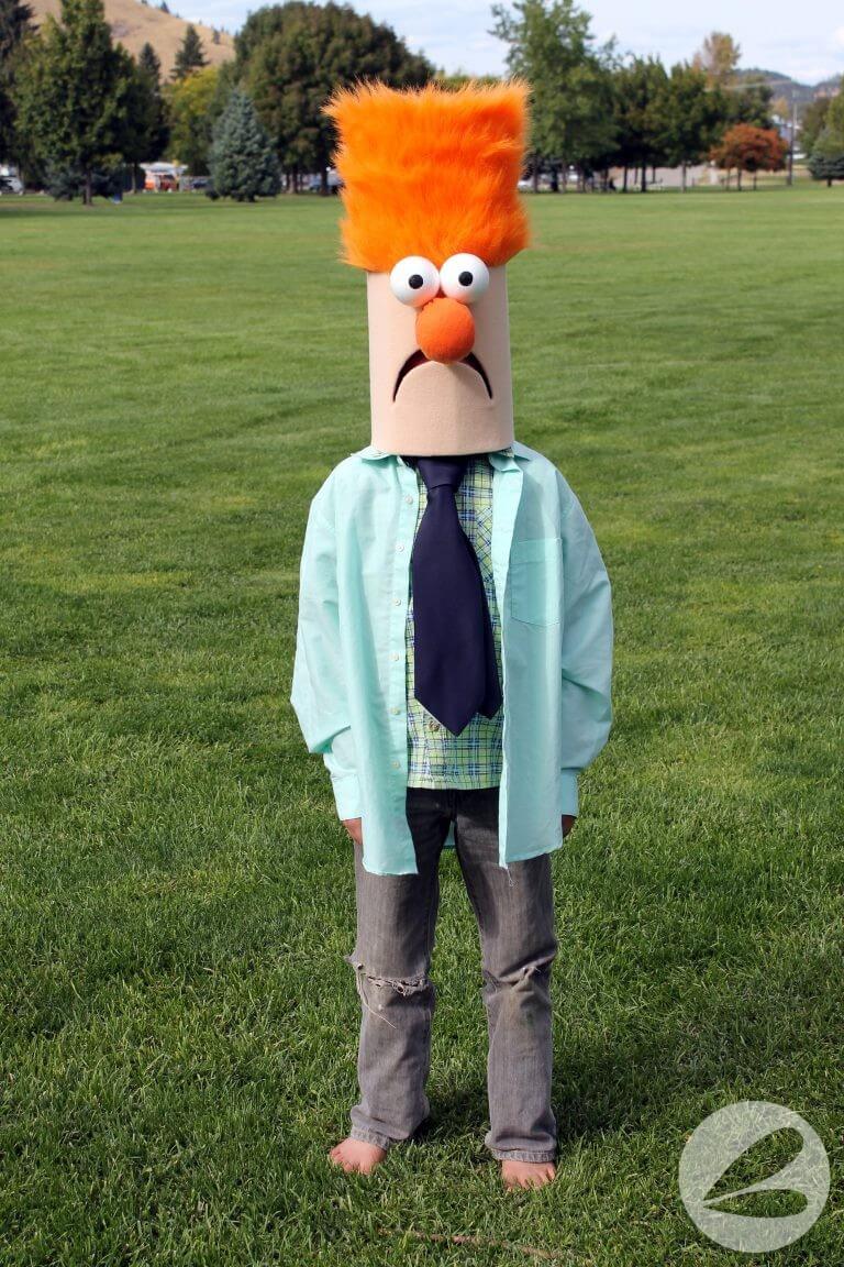 55 DIY Halloween Costumes For Kids & Babies For 2026 19 beeker muppet costume.