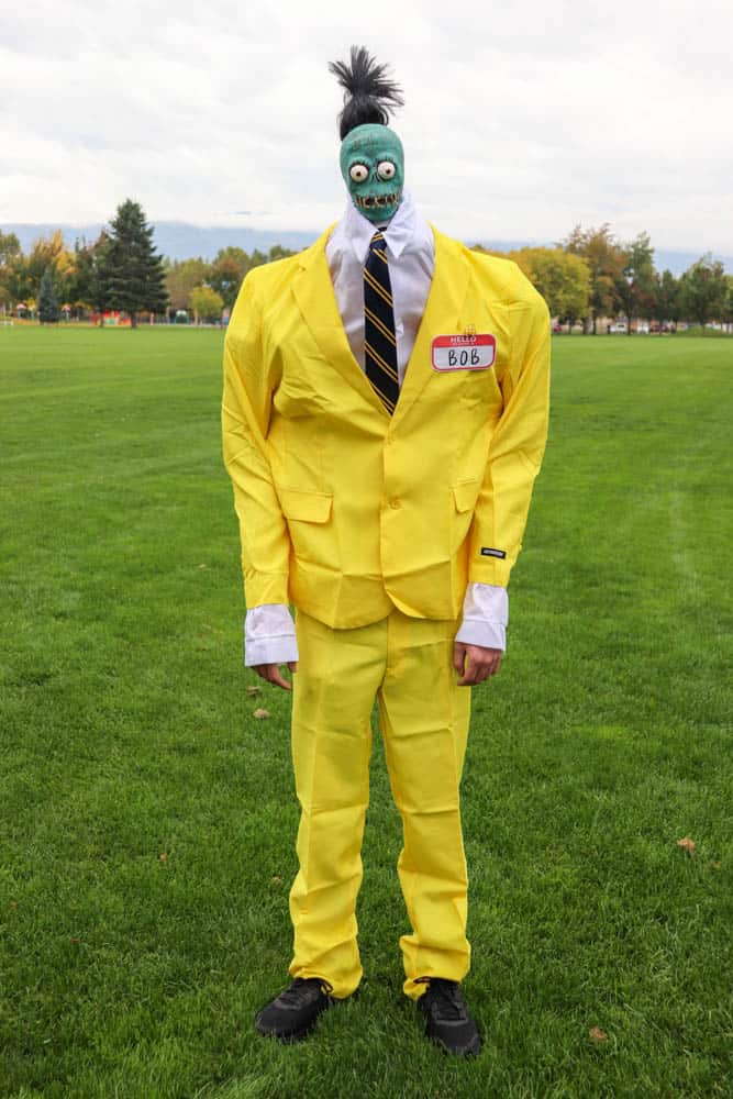 55 DIY Halloween Costumes For Kids & Babies For 2026 17 beetlejuice costume bob shrunken head.
