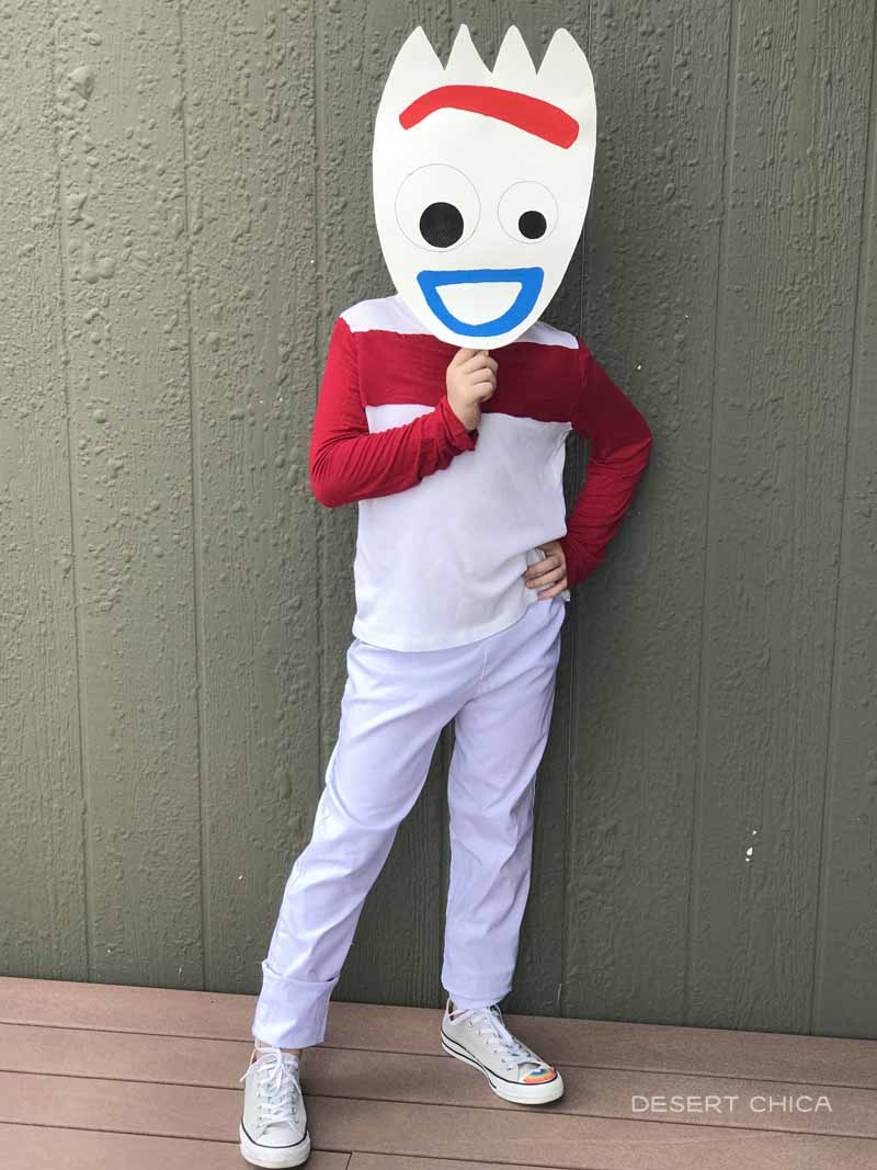 55 DIY Halloween Costumes For Kids & Babies For 2026 24 toy story forky costume.