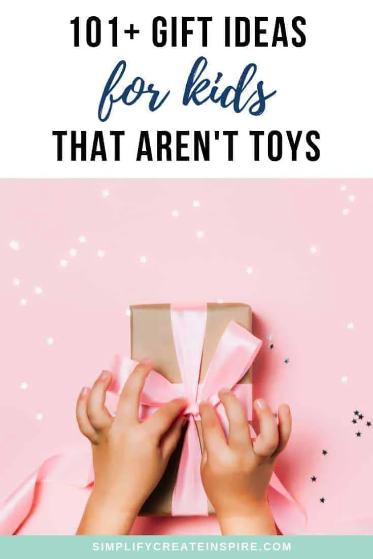 Non-toy gift-ideas for kids of all ages