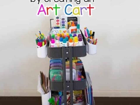 ikea art cart