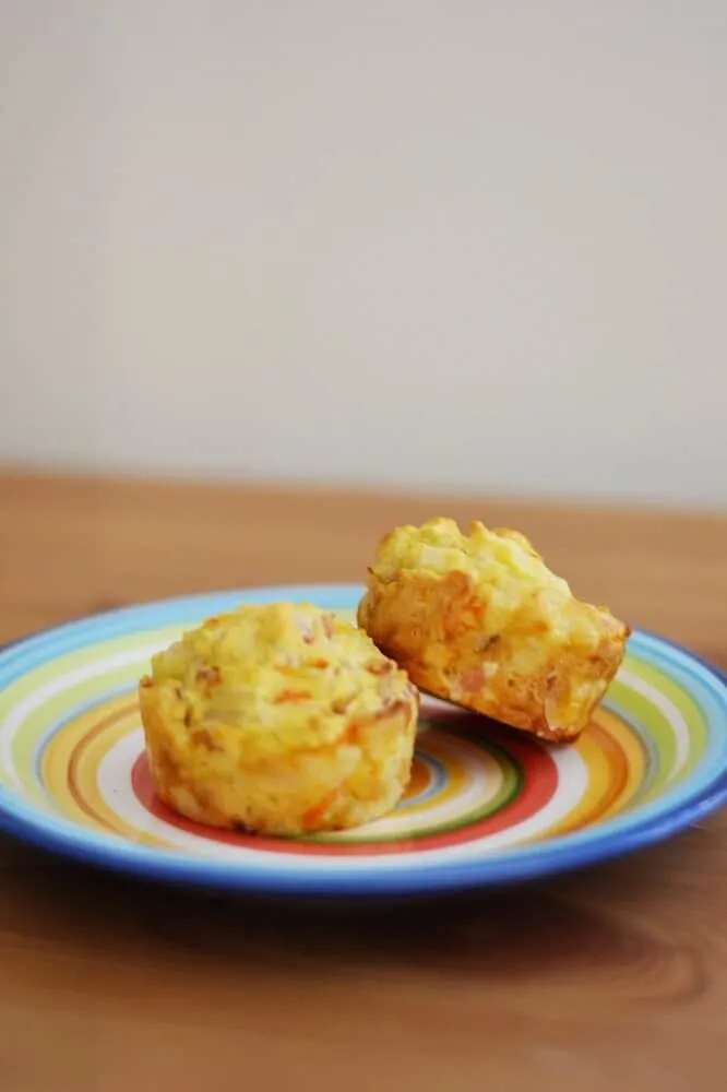 Savoury breakfast muffins