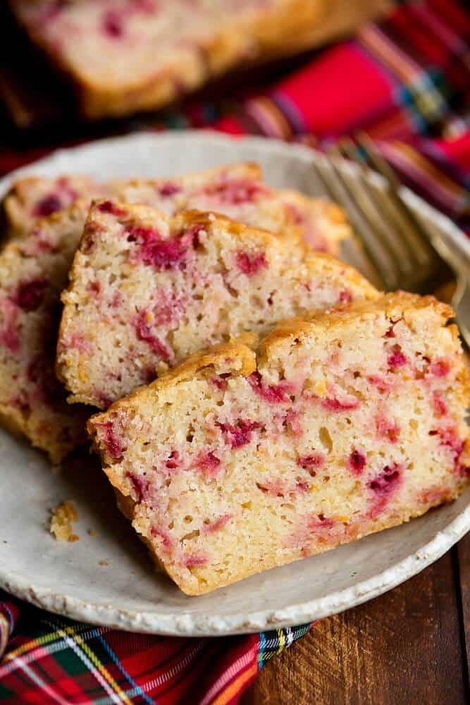 Cranberry orange banana bread