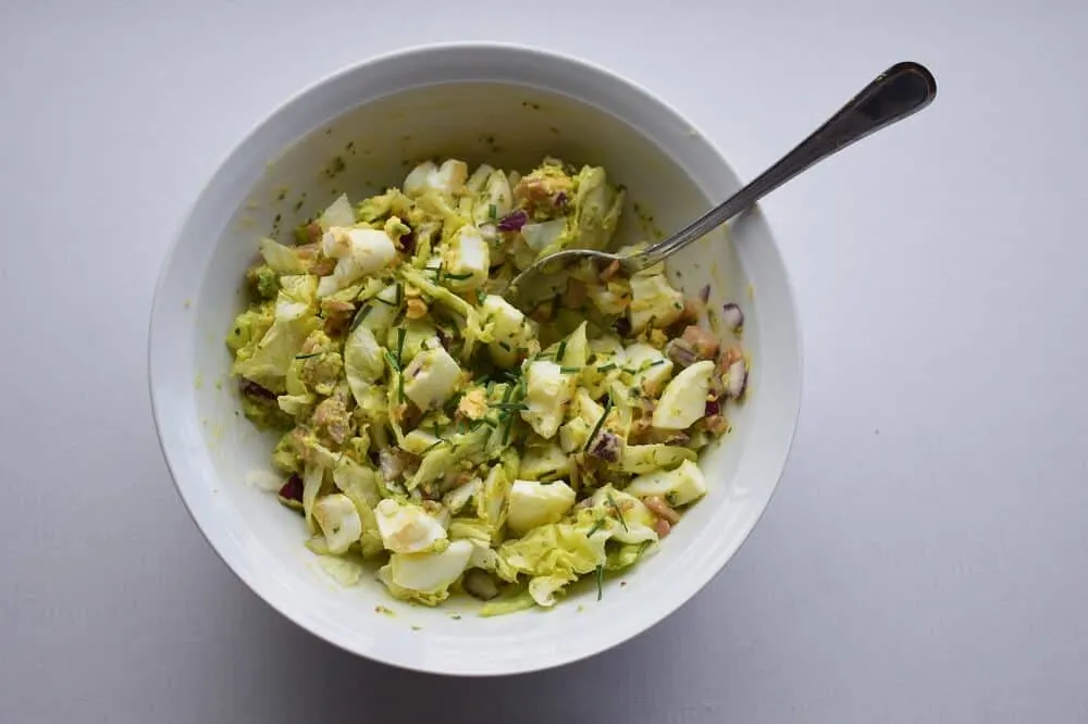 keto avocado egg salad